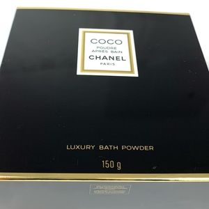 vintage COCO CHANEL Luxury After Bath powder 150g Poudre APRES BAIN New Open Box